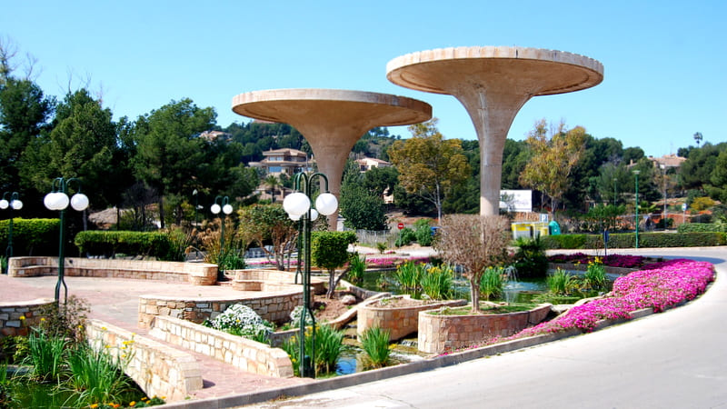 Los Monasterios gardens — gated community Spain
